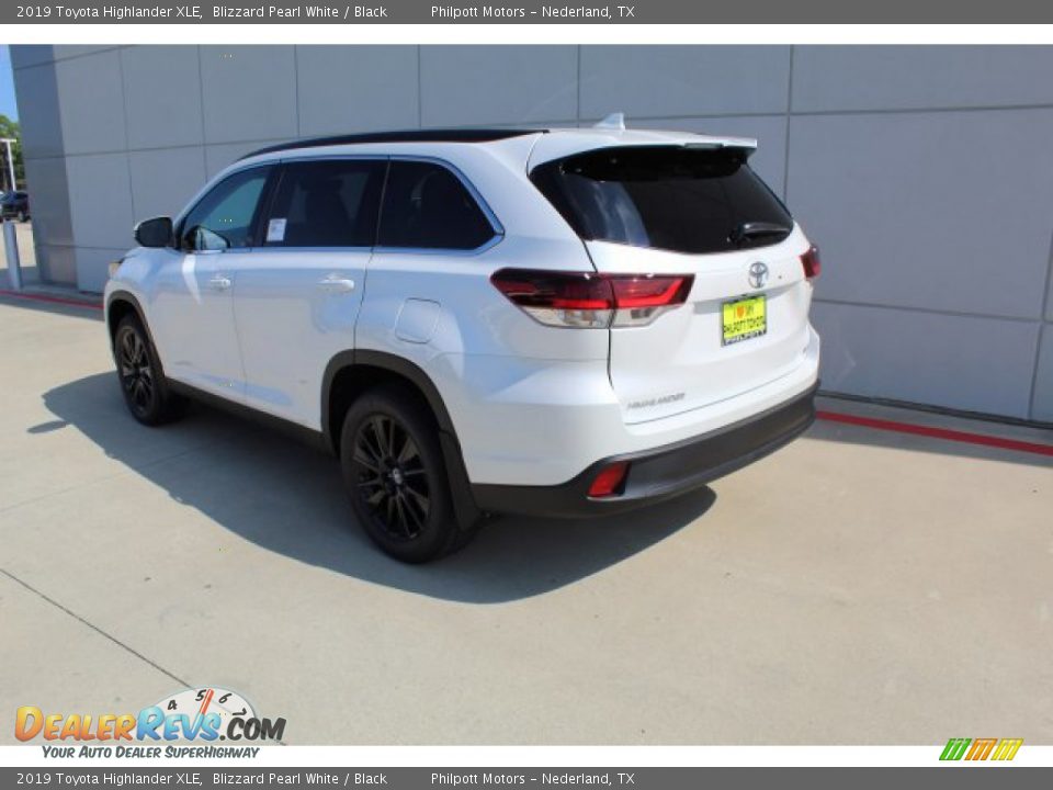 2019 Toyota Highlander XLE Blizzard Pearl White / Black Photo #6