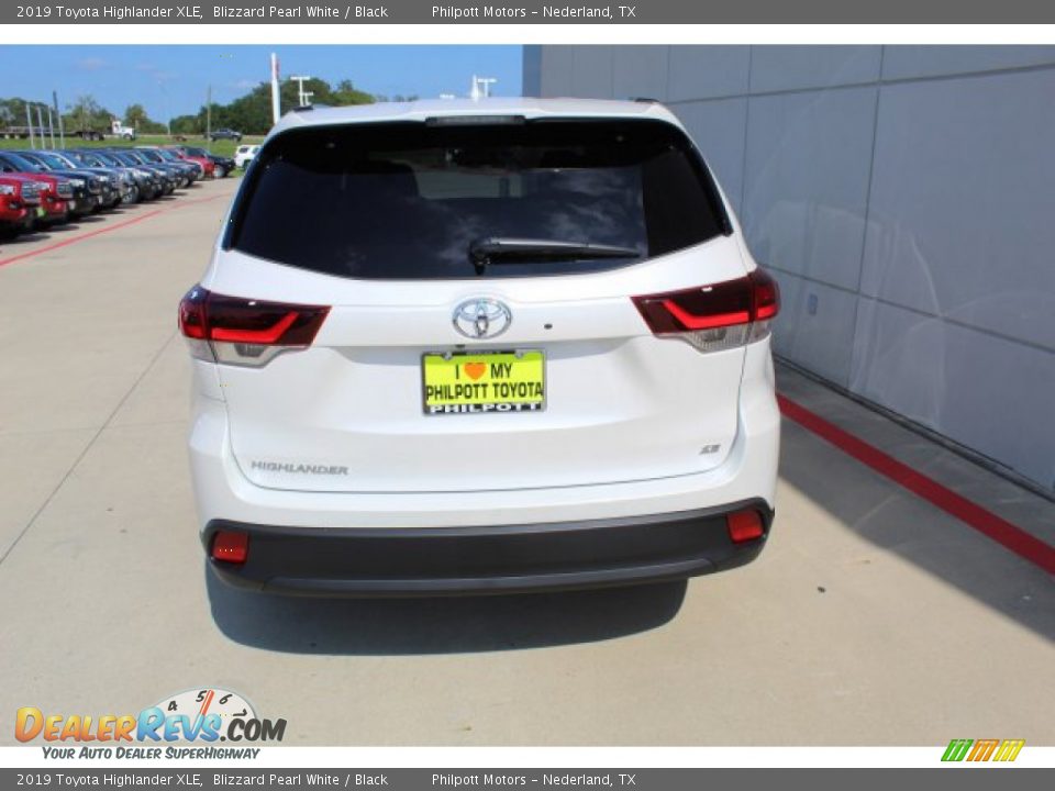 2019 Toyota Highlander XLE Blizzard Pearl White / Black Photo #7