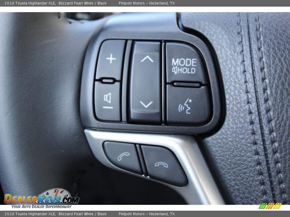 2019 Toyota Highlander XLE Blizzard Pearl White / Black Photo #12