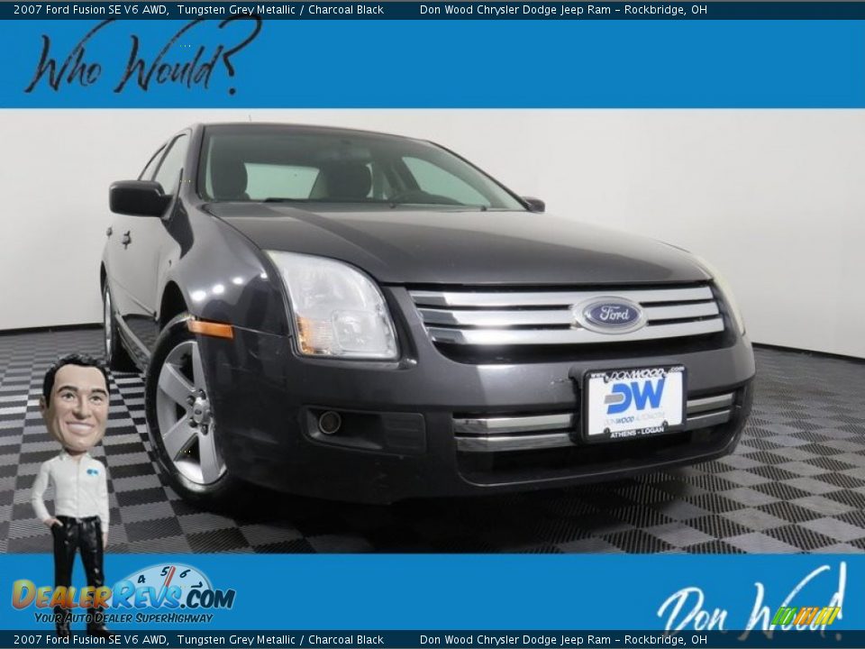 2007 Ford Fusion SE V6 AWD Tungsten Grey Metallic / Charcoal Black Photo #1