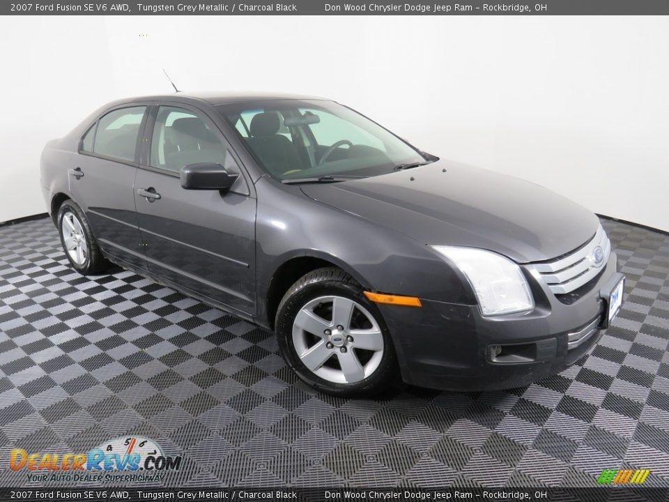 2007 Ford Fusion SE V6 AWD Tungsten Grey Metallic / Charcoal Black Photo #2