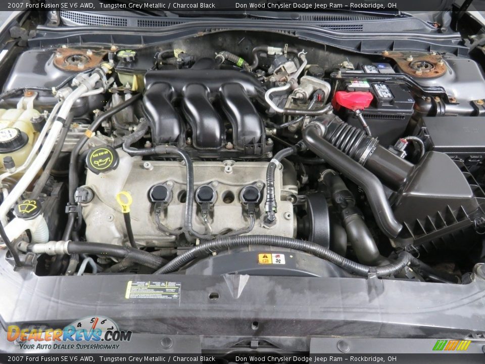 2007 Ford Fusion SE V6 AWD Tungsten Grey Metallic / Charcoal Black Photo #6