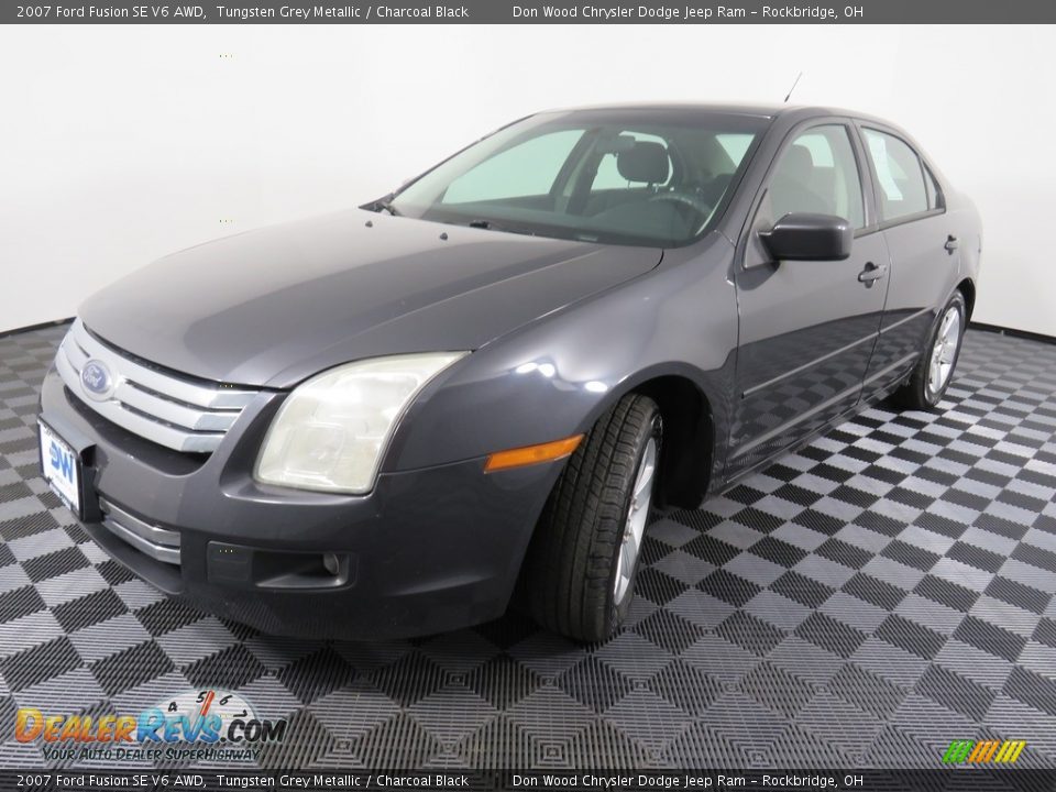 2007 Ford Fusion SE V6 AWD Tungsten Grey Metallic / Charcoal Black Photo #7