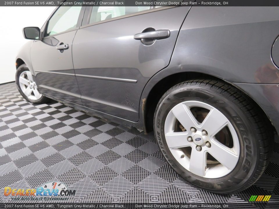 2007 Ford Fusion SE V6 AWD Tungsten Grey Metallic / Charcoal Black Photo #9