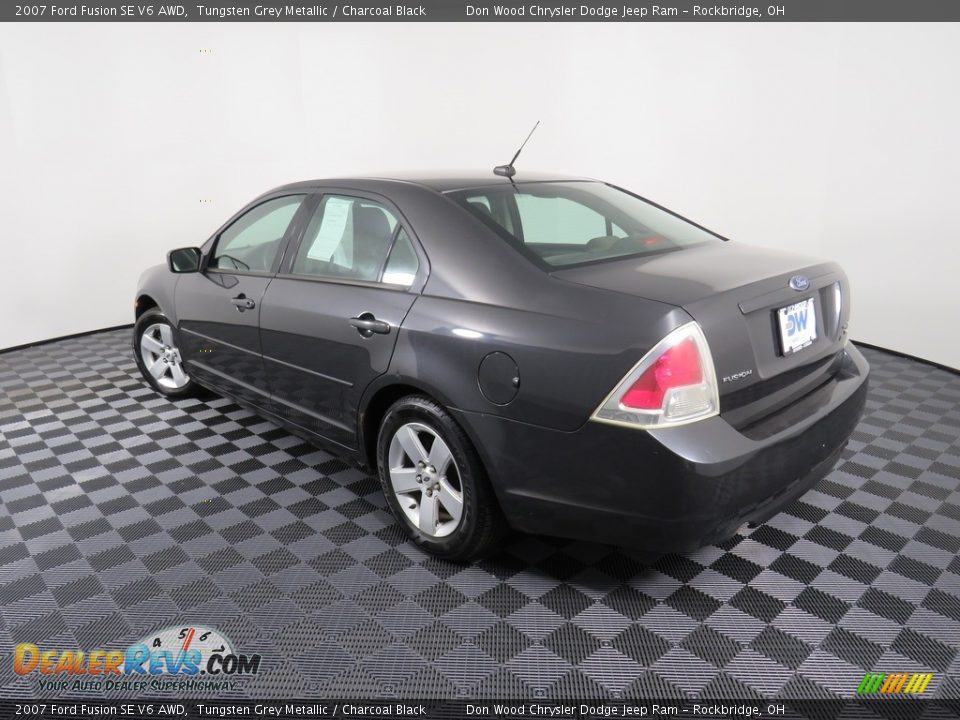 2007 Ford Fusion SE V6 AWD Tungsten Grey Metallic / Charcoal Black Photo #10