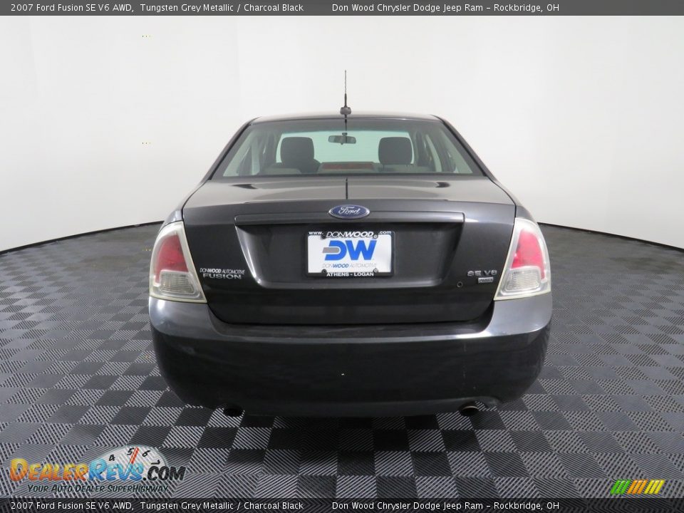 2007 Ford Fusion SE V6 AWD Tungsten Grey Metallic / Charcoal Black Photo #11