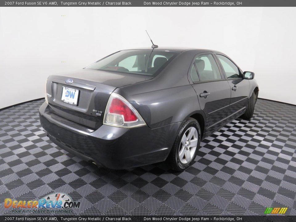 2007 Ford Fusion SE V6 AWD Tungsten Grey Metallic / Charcoal Black Photo #14