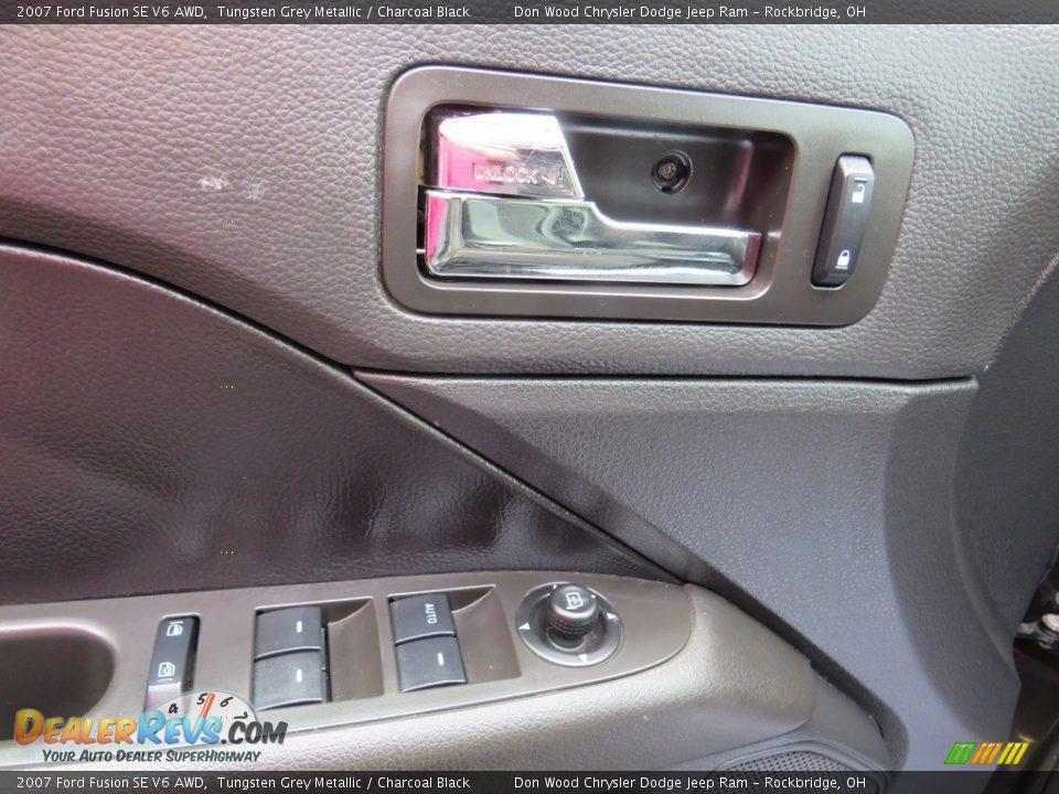 2007 Ford Fusion SE V6 AWD Tungsten Grey Metallic / Charcoal Black Photo #16