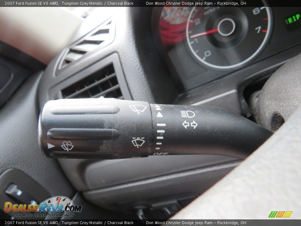 2007 Ford Fusion SE V6 AWD Tungsten Grey Metallic / Charcoal Black Photo #20