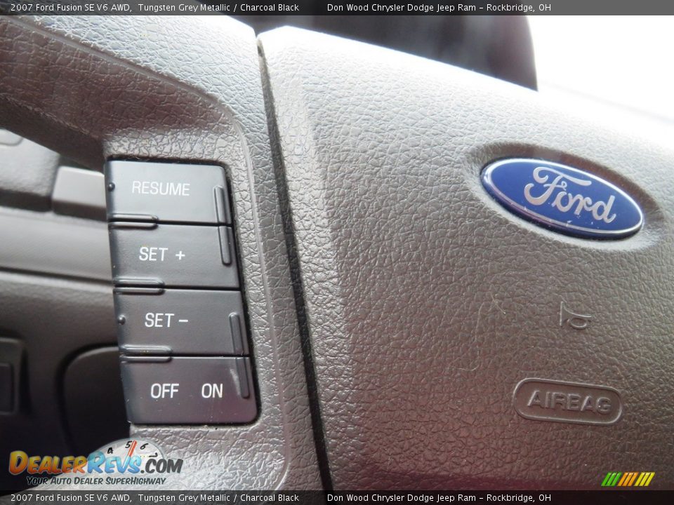 2007 Ford Fusion SE V6 AWD Tungsten Grey Metallic / Charcoal Black Photo #21