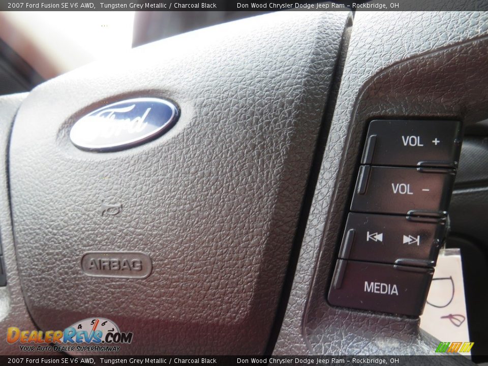 2007 Ford Fusion SE V6 AWD Tungsten Grey Metallic / Charcoal Black Photo #22
