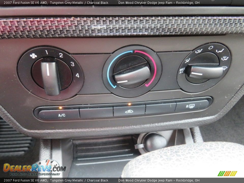 2007 Ford Fusion SE V6 AWD Tungsten Grey Metallic / Charcoal Black Photo #24