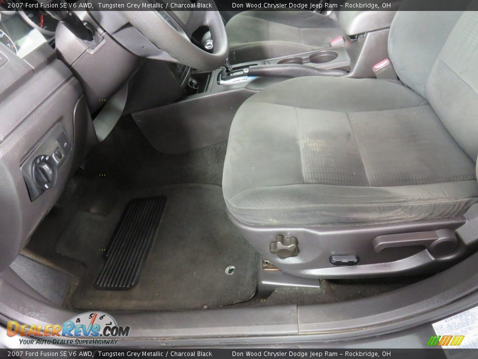 2007 Ford Fusion SE V6 AWD Tungsten Grey Metallic / Charcoal Black Photo #26