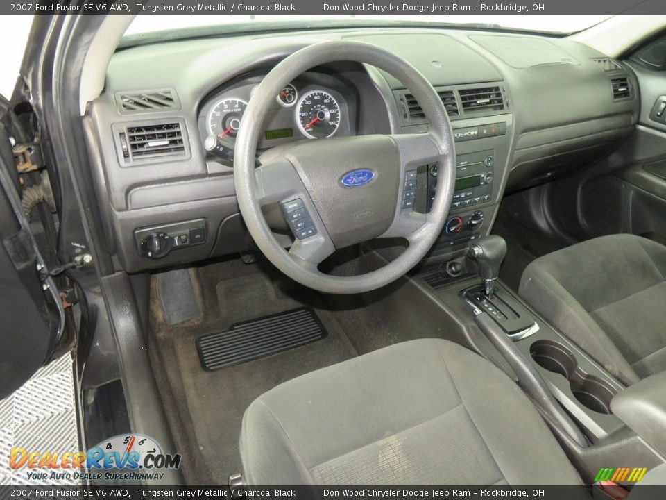 2007 Ford Fusion SE V6 AWD Tungsten Grey Metallic / Charcoal Black Photo #27