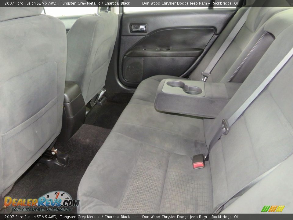 2007 Ford Fusion SE V6 AWD Tungsten Grey Metallic / Charcoal Black Photo #30
