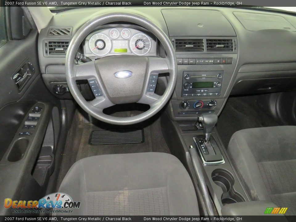 2007 Ford Fusion SE V6 AWD Tungsten Grey Metallic / Charcoal Black Photo #31