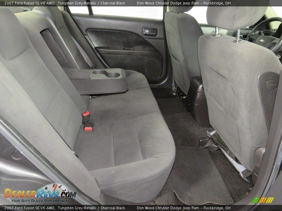 2007 Ford Fusion SE V6 AWD Tungsten Grey Metallic / Charcoal Black Photo #33