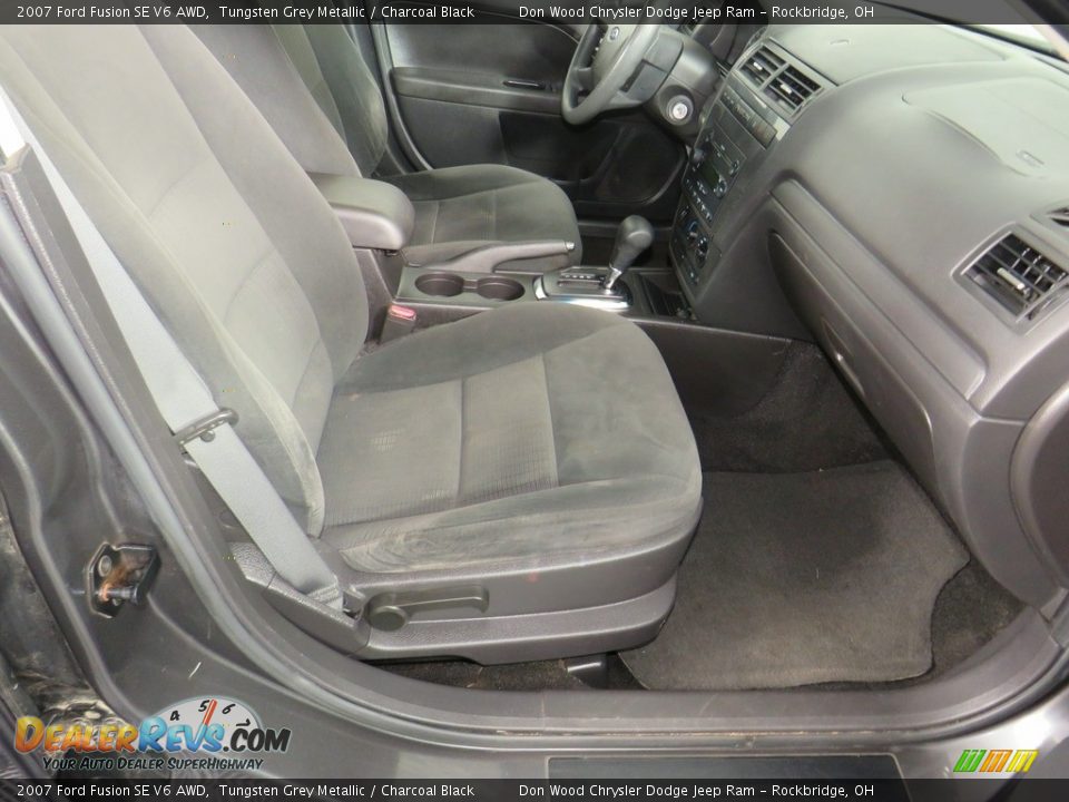 2007 Ford Fusion SE V6 AWD Tungsten Grey Metallic / Charcoal Black Photo #35