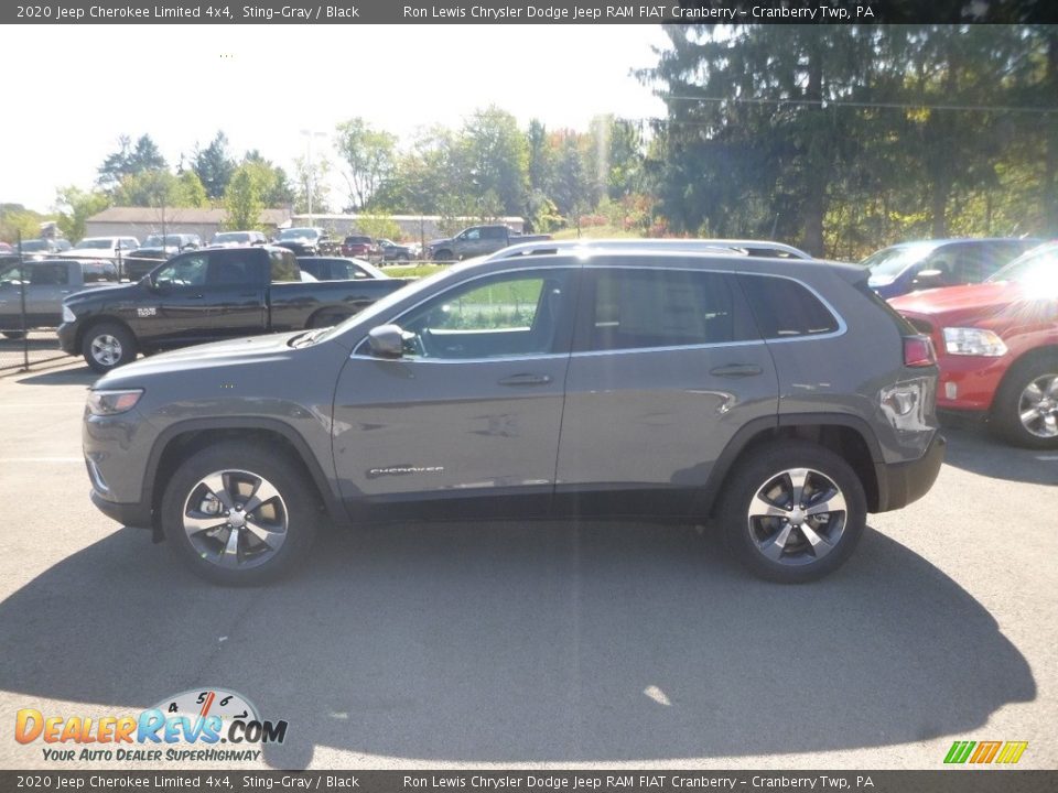 2020 Jeep Cherokee Limited 4x4 Sting-Gray / Black Photo #2