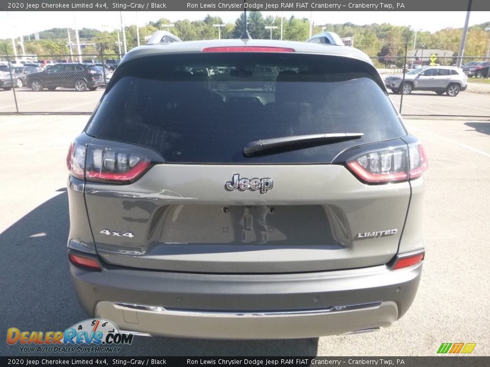 2020 Jeep Cherokee Limited 4x4 Sting-Gray / Black Photo #4