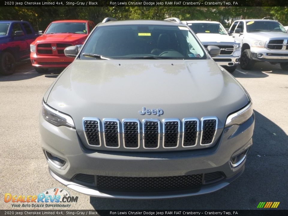 2020 Jeep Cherokee Limited 4x4 Sting-Gray / Black Photo #8