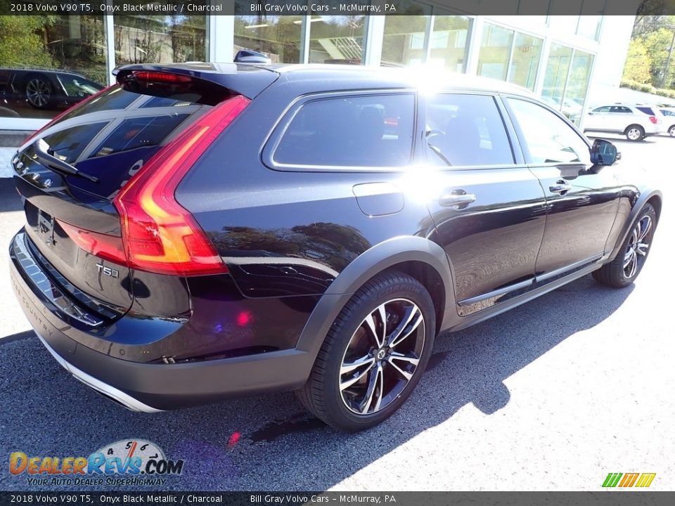 2018 Volvo V90 T5 Onyx Black Metallic / Charcoal Photo #3