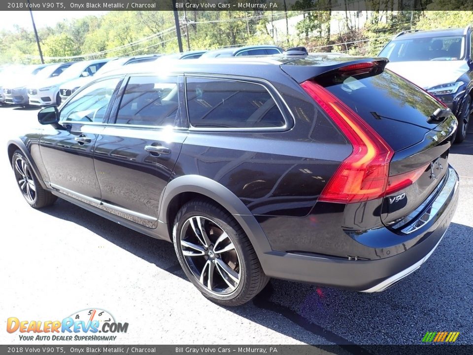 2018 Volvo V90 T5 Onyx Black Metallic / Charcoal Photo #6