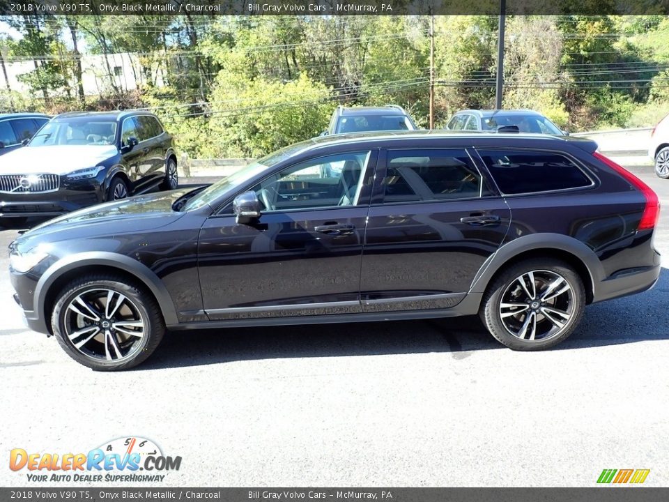 2018 Volvo V90 T5 Onyx Black Metallic / Charcoal Photo #7