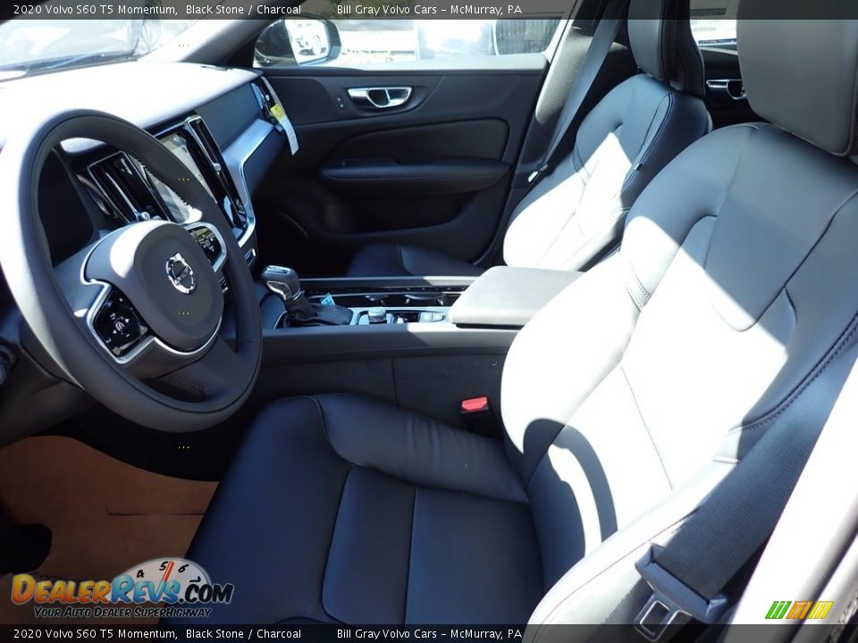 2020 Volvo S60 T5 Momentum Black Stone / Charcoal Photo #7