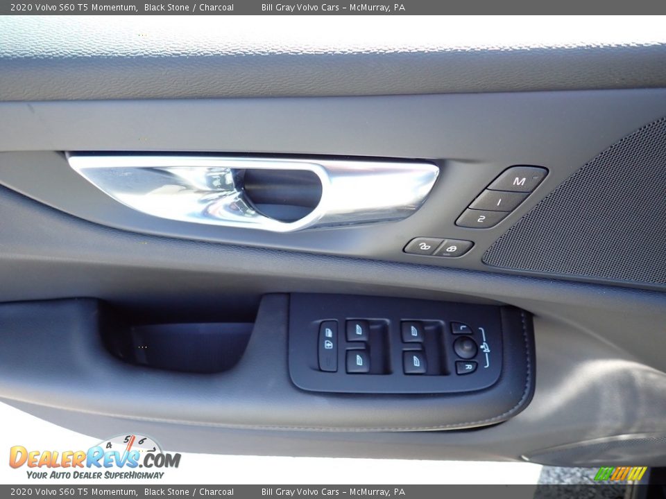 2020 Volvo S60 T5 Momentum Black Stone / Charcoal Photo #10