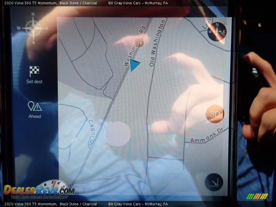 2020 Volvo S60 T5 Momentum Black Stone / Charcoal Photo #13