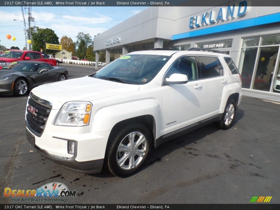 2017 GMC Terrain SLE AWD White Frost Tricoat / Jet Black Photo #1