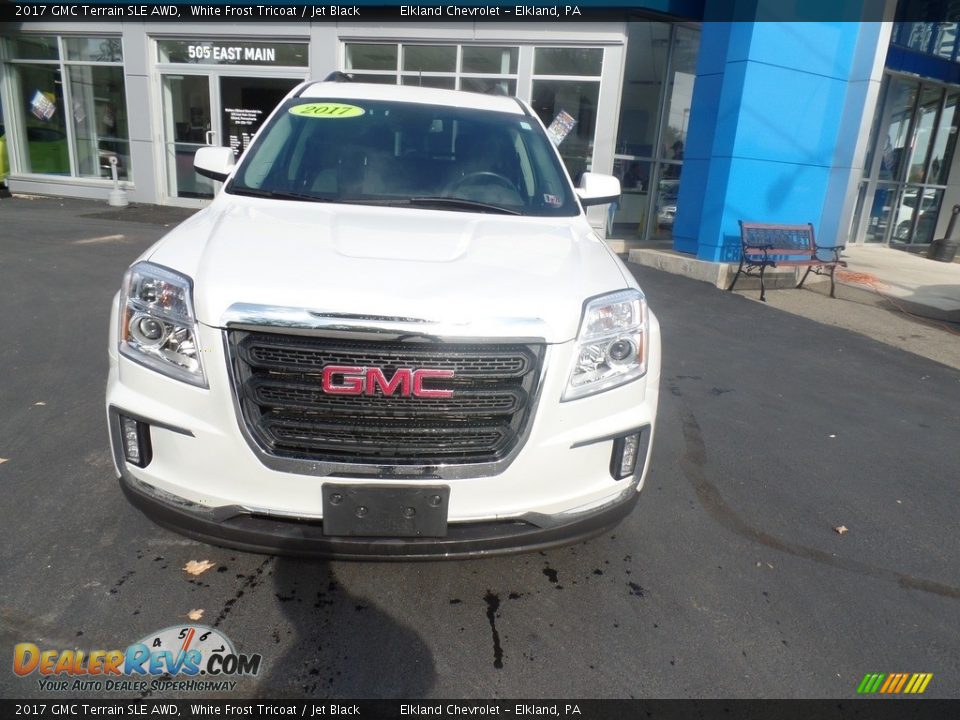 2017 GMC Terrain SLE AWD White Frost Tricoat / Jet Black Photo #3