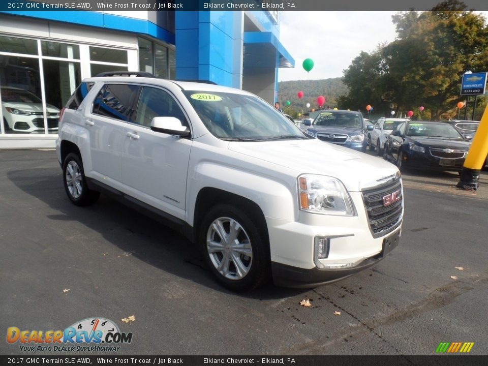 2017 GMC Terrain SLE AWD White Frost Tricoat / Jet Black Photo #5