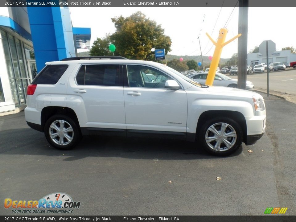 2017 GMC Terrain SLE AWD White Frost Tricoat / Jet Black Photo #6