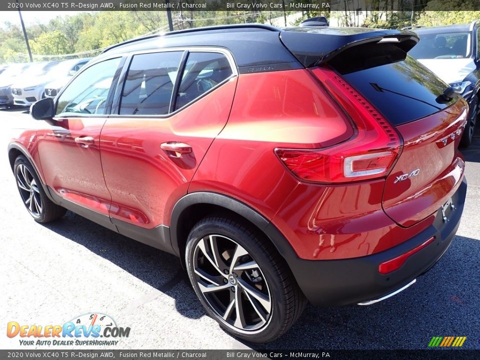 2020 Volvo XC40 T5 R-Design AWD Fusion Red Metallic / Charcoal Photo #4