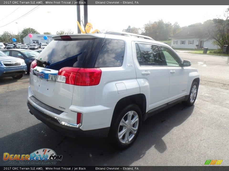 2017 GMC Terrain SLE AWD White Frost Tricoat / Jet Black Photo #7