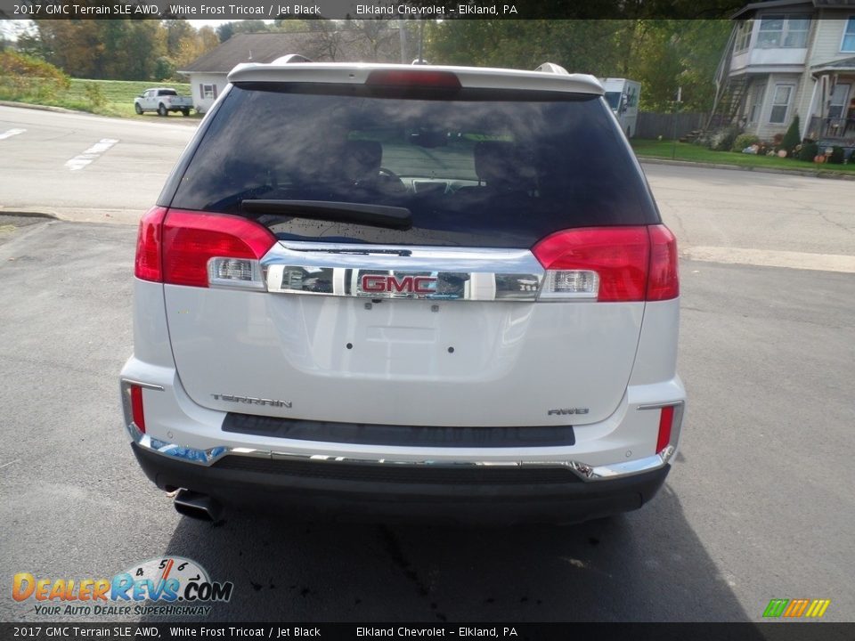 2017 GMC Terrain SLE AWD White Frost Tricoat / Jet Black Photo #8