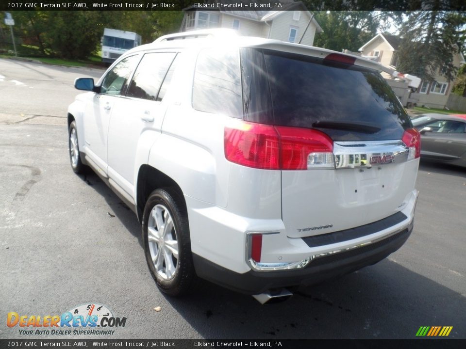 2017 GMC Terrain SLE AWD White Frost Tricoat / Jet Black Photo #9