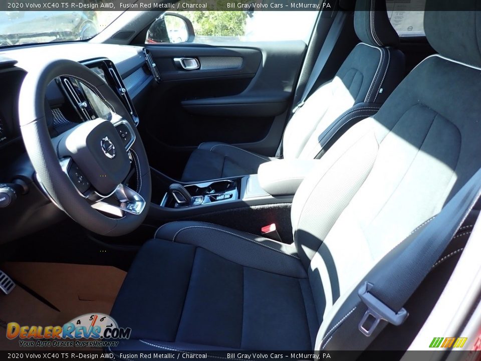 2020 Volvo XC40 T5 R-Design AWD Fusion Red Metallic / Charcoal Photo #7