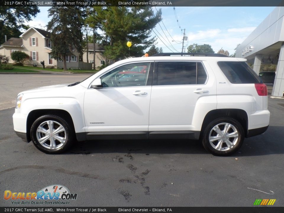 2017 GMC Terrain SLE AWD White Frost Tricoat / Jet Black Photo #10