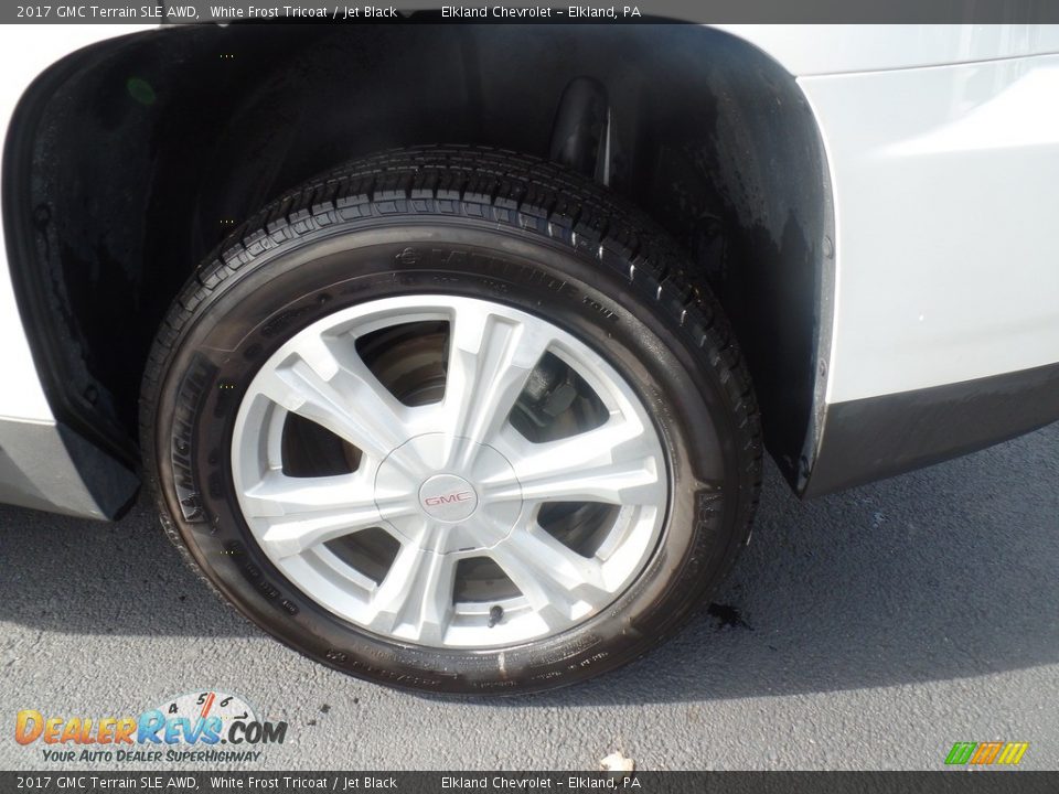 2017 GMC Terrain SLE AWD White Frost Tricoat / Jet Black Photo #11
