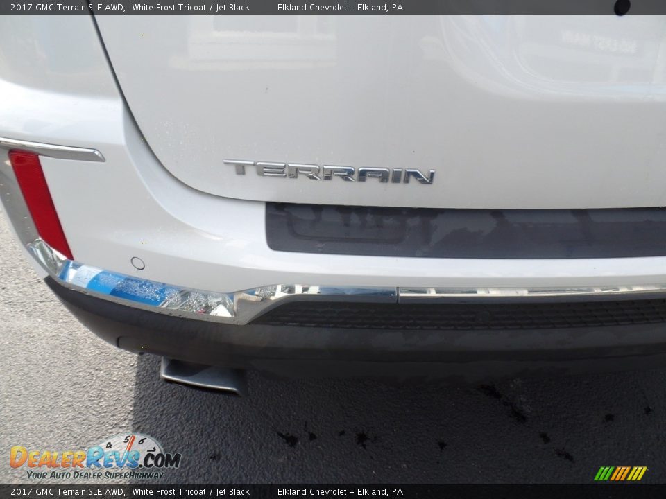 2017 GMC Terrain SLE AWD White Frost Tricoat / Jet Black Photo #12