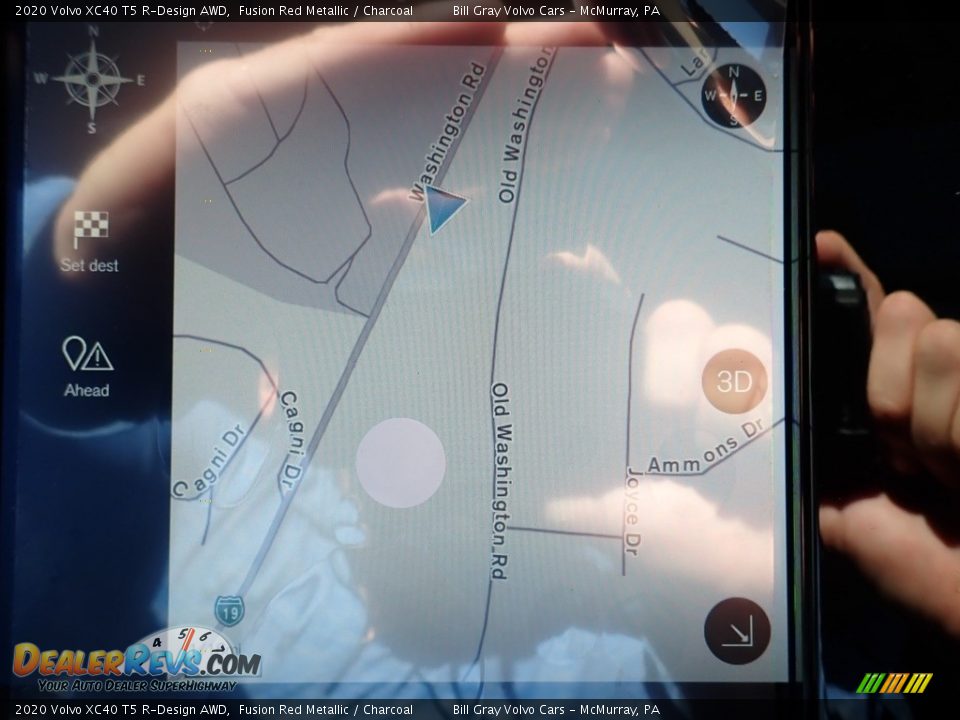 2020 Volvo XC40 T5 R-Design AWD Fusion Red Metallic / Charcoal Photo #13