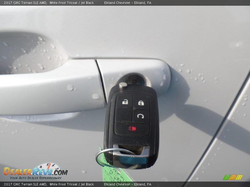 2017 GMC Terrain SLE AWD White Frost Tricoat / Jet Black Photo #14
