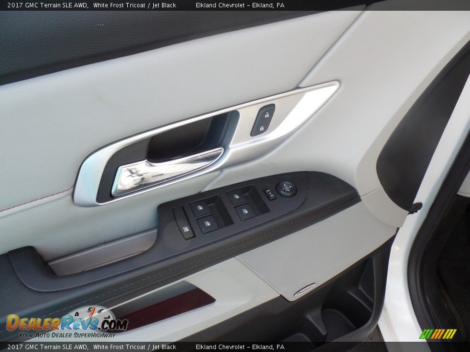 2017 GMC Terrain SLE AWD White Frost Tricoat / Jet Black Photo #16