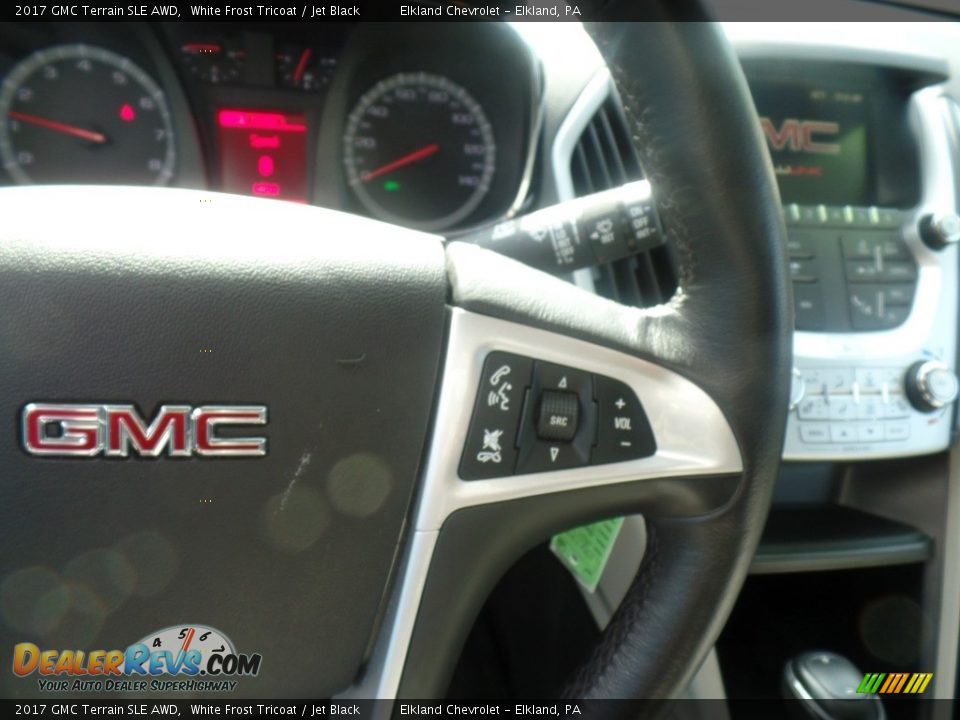 2017 GMC Terrain SLE AWD White Frost Tricoat / Jet Black Photo #21