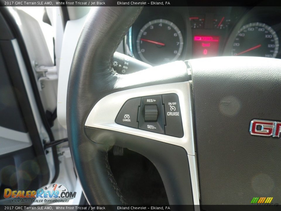 2017 GMC Terrain SLE AWD White Frost Tricoat / Jet Black Photo #22