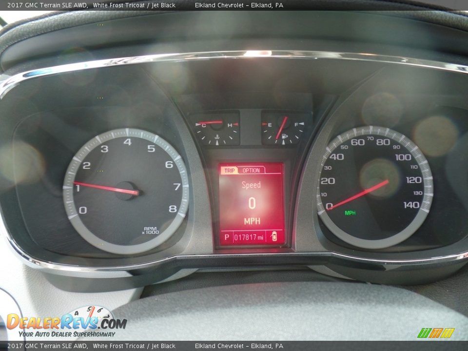 2017 GMC Terrain SLE AWD White Frost Tricoat / Jet Black Photo #23