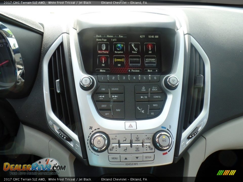 2017 GMC Terrain SLE AWD White Frost Tricoat / Jet Black Photo #24